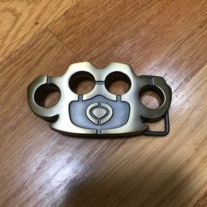 Circa Brass Knuckle Belt Buckle